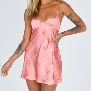 Stargazing Mini Dress Pink Floral